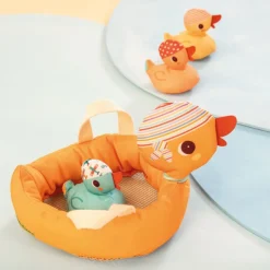 Jouet de bain maman canard et ses canetons aimantés