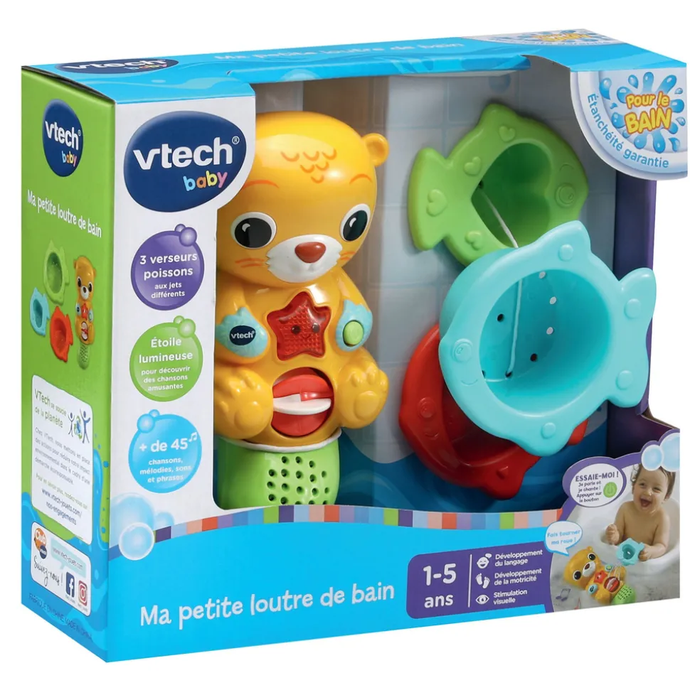 Jouet de bain ma petite loutre de bain