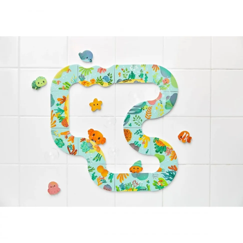 Jouet de bain parcours puzzle à assembler