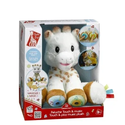 Jouet d'éveil bébé peluche touch & music sophie la girafe