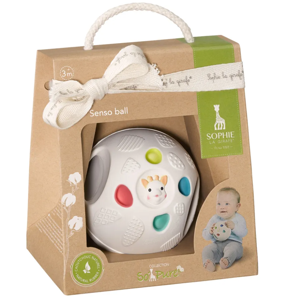 Jouet d'éveil bébé senso'ball so'pure sophie la girafe
