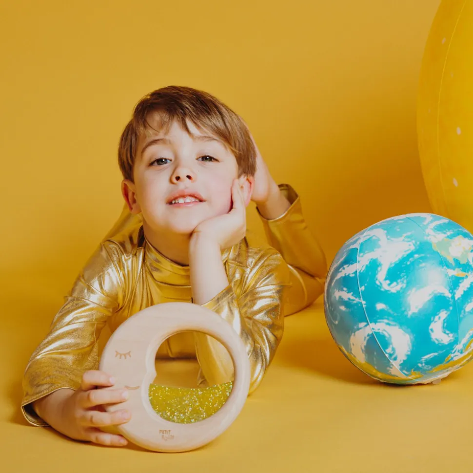 Jouet en bois sensoriel lune