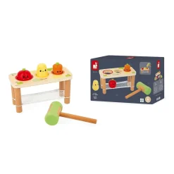 Jouet en bois tap tap légumes