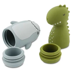Jouets de bain aspergeur - mr. shark & mr. dino