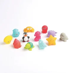 Jouets de bain aspergeurs 12 animaux de la mer