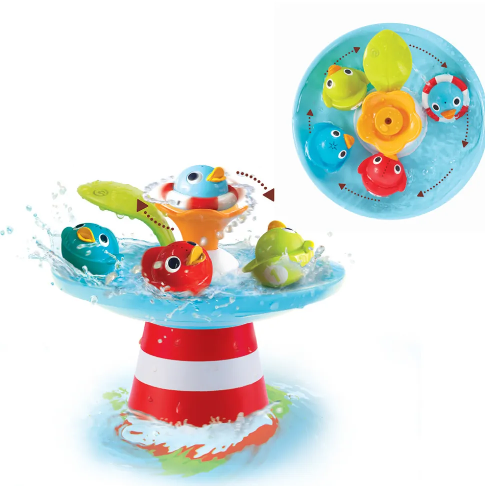 Jouets de bain bébé la course aux canards