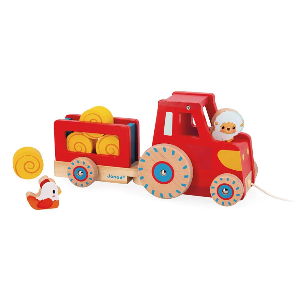 Jouet tracteur à tirer