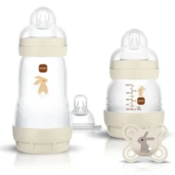 Kit biberon naissance anti-colique sable