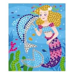 Kit créatif mosaïques dauphins et sirènes