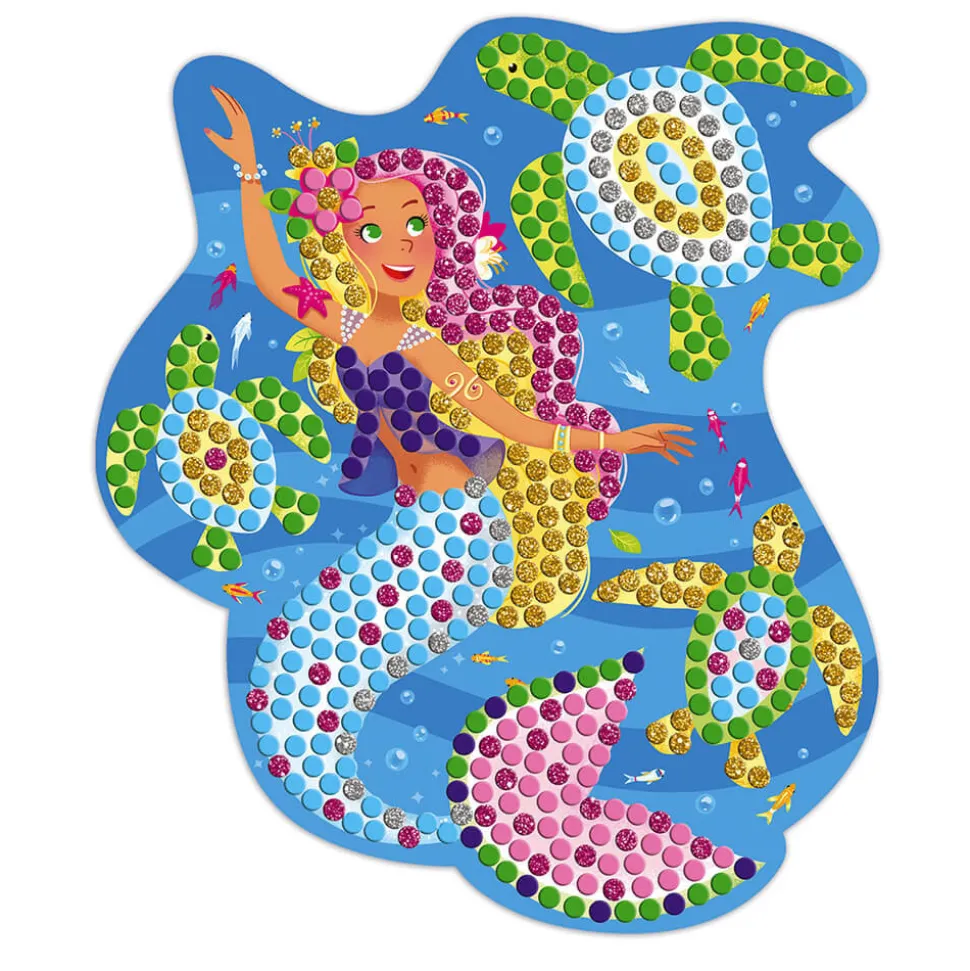 Kit créatif mosaïques dauphins et sirènes