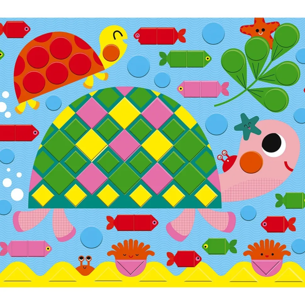 Kit créatif mosaïques 3 tableaux animaux