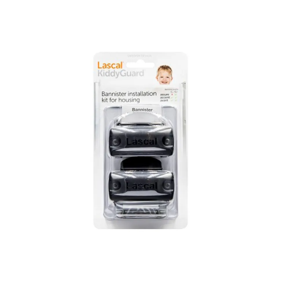 Kit d'installation rampe avant côté kiddy guard noir