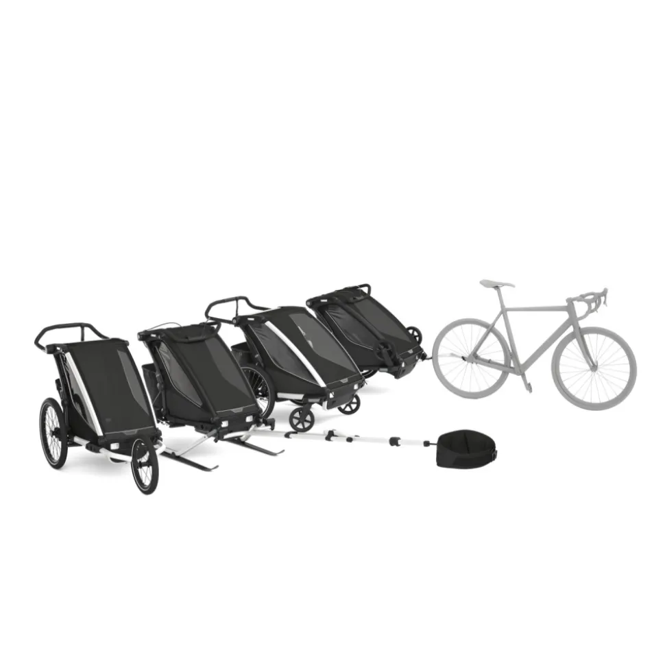 Kit jogging pour remorque chariot 1 place - génération 3
