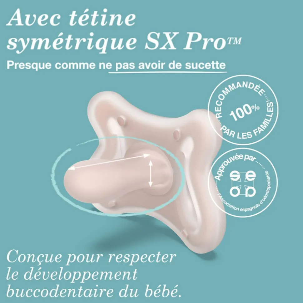 Kit naissance zerø.zerø avec biberon anti-colique 180 ml et sucette symétrique