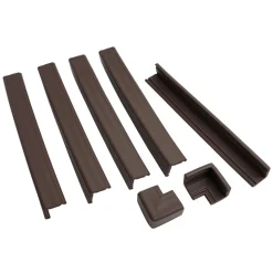 Kit protection cheminée mousse antichoc et coins chocolat