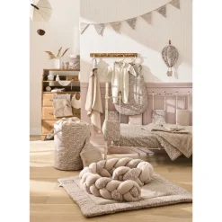 Lange gaze de coton biscuit / imprimé liberty