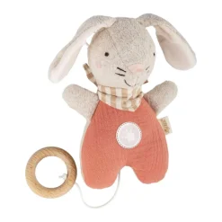 Lapin musical mousseline tiny tissues