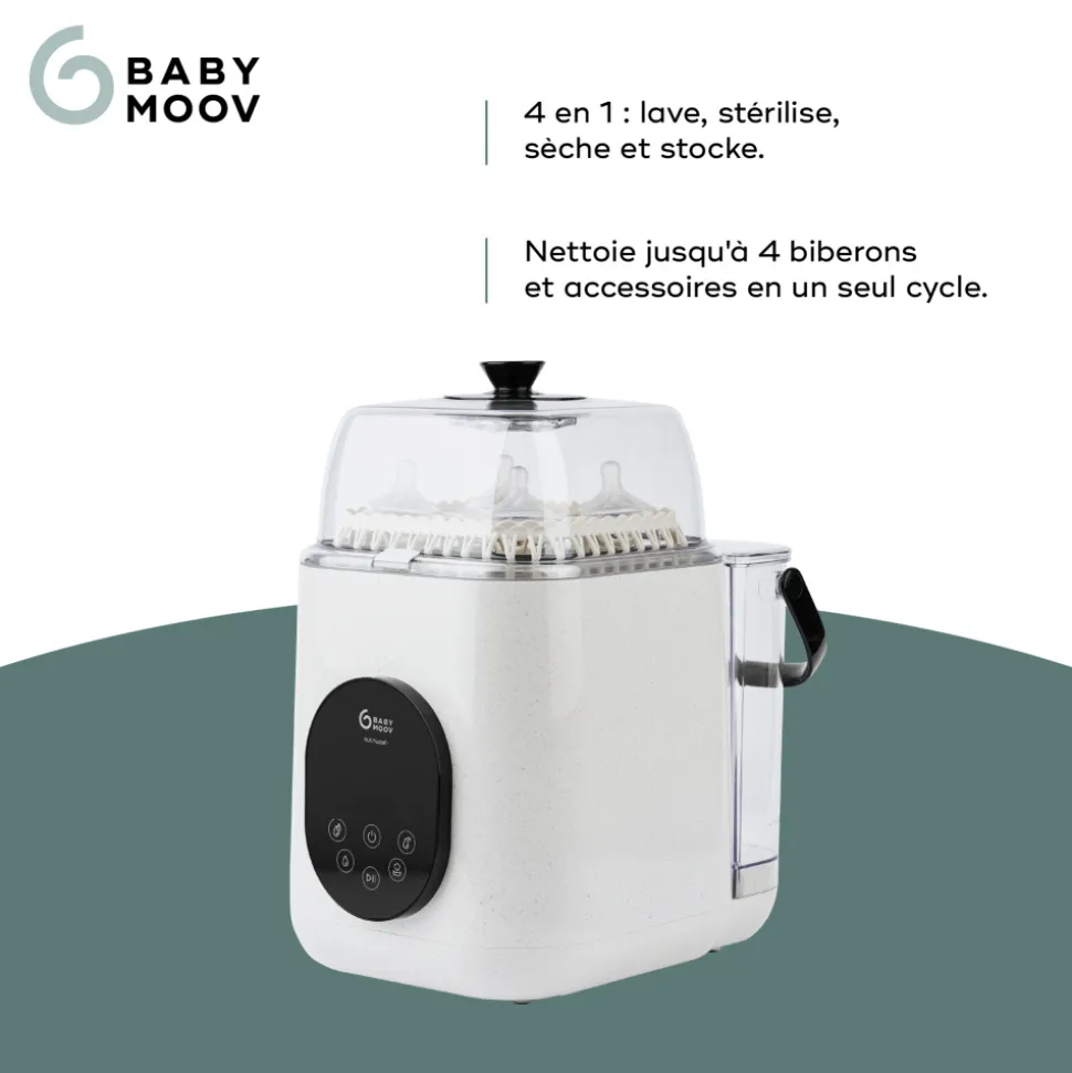 Lave biberon stérilisateur nutriwash 4 en 1