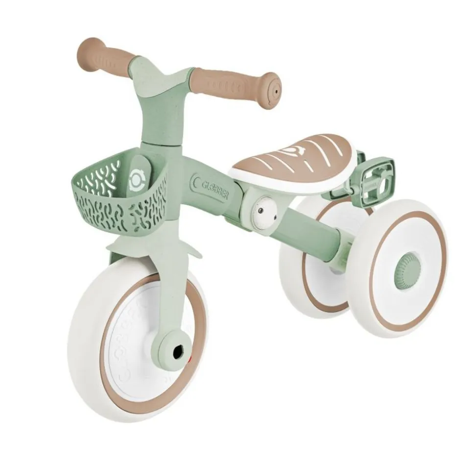 Learning trike plus 2 en 1 evolutif vert olive / sauge