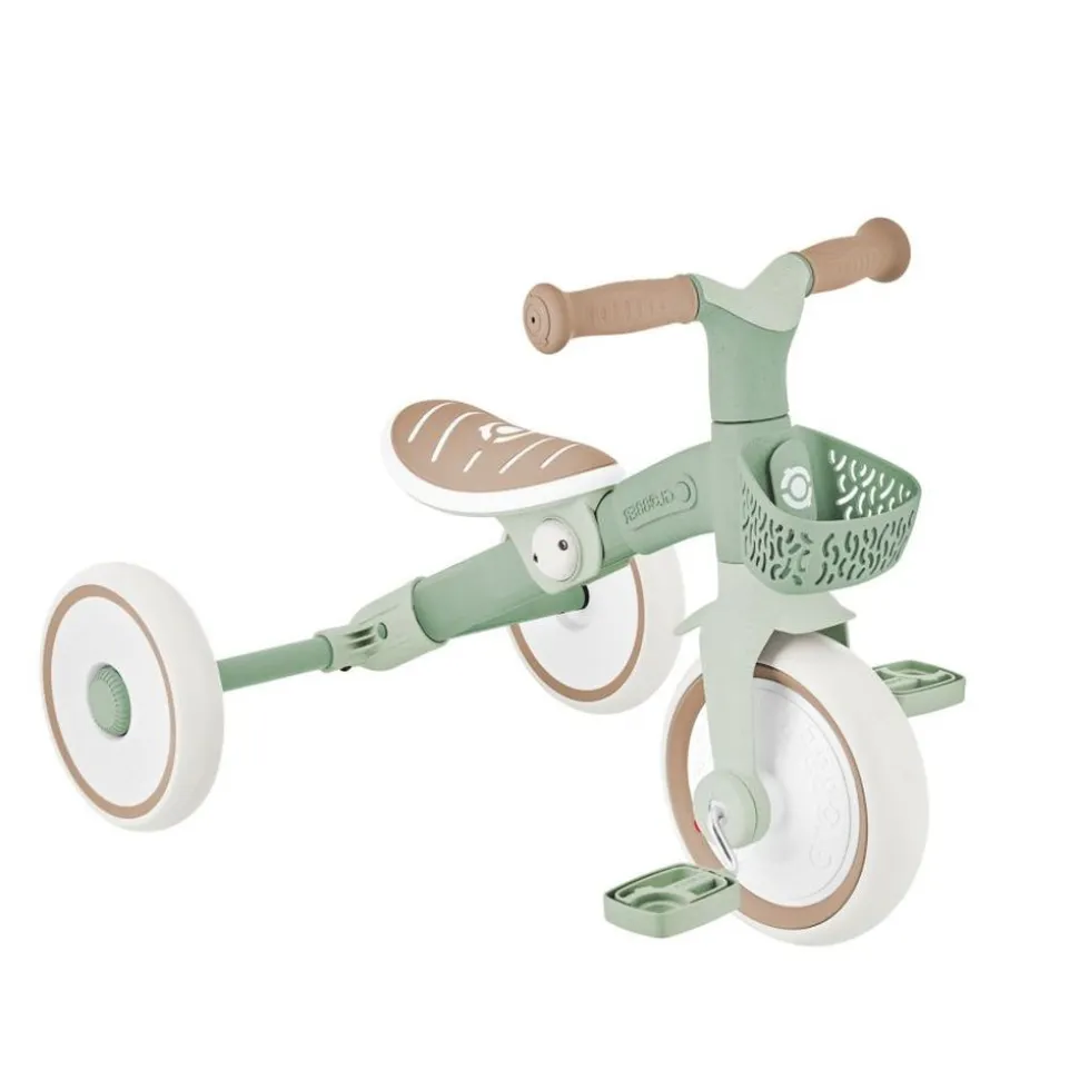 Learning trike plus 2 en 1 evolutif vert olive / sauge