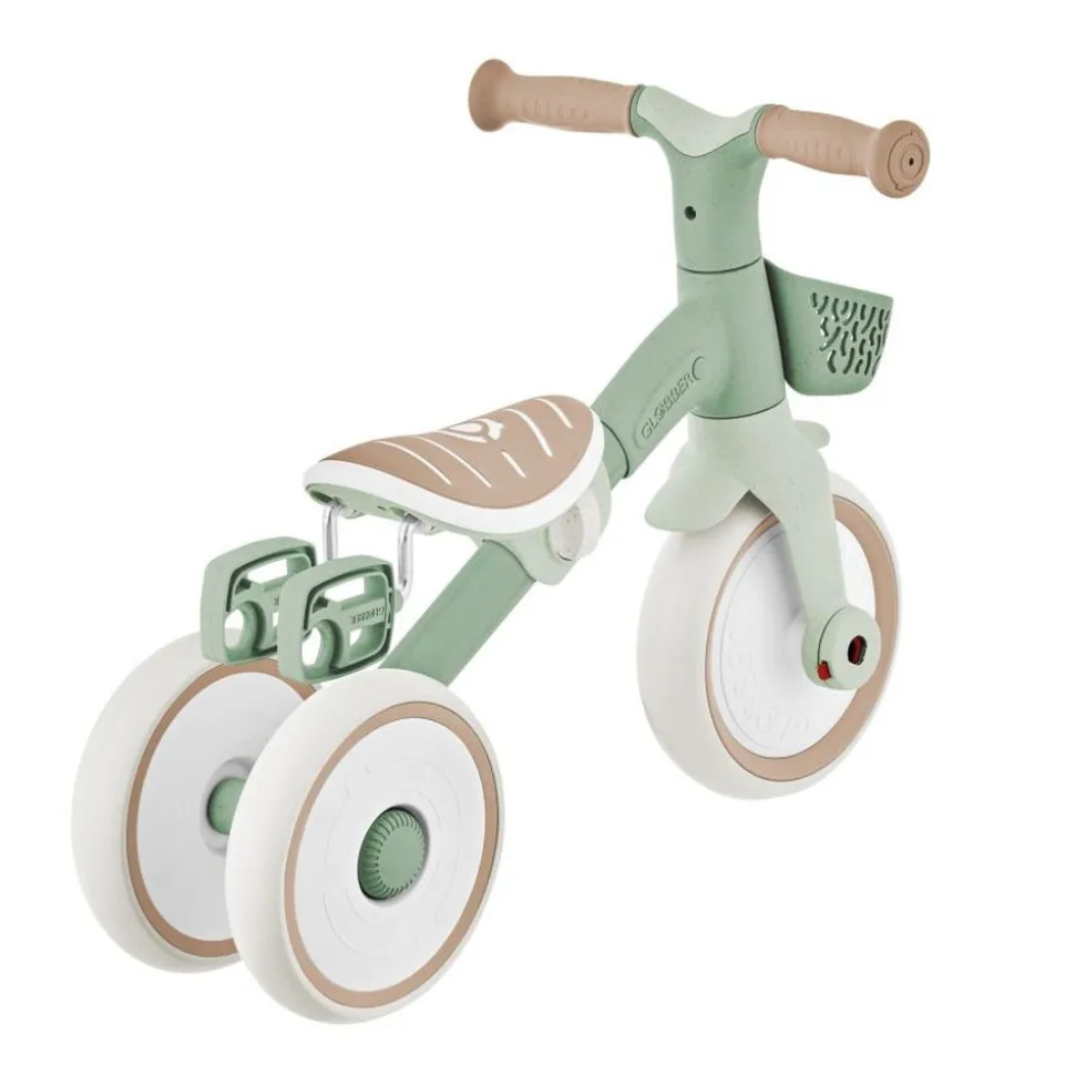 Learning trike plus 2 en 1 evolutif vert olive / sauge