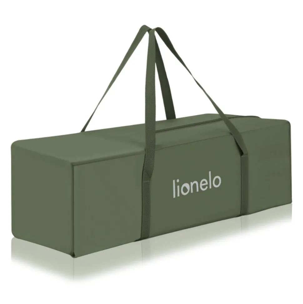 Le lit bébé lionelo jasmin easy fold green olive