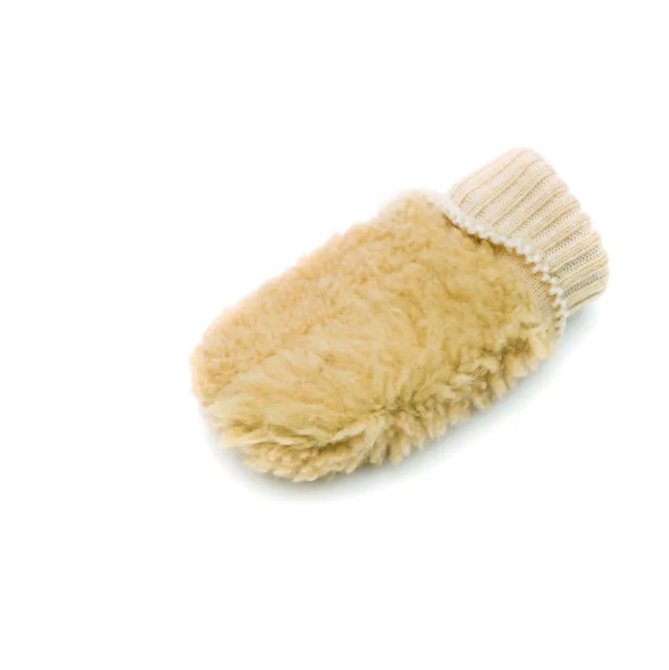 Les moufles en peau d'agneau gr. ii beige