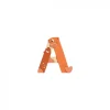 Lettre bois - a orange
