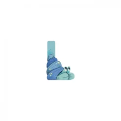 Lettre bois - l bleu