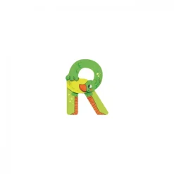 Lettre bois - r vert