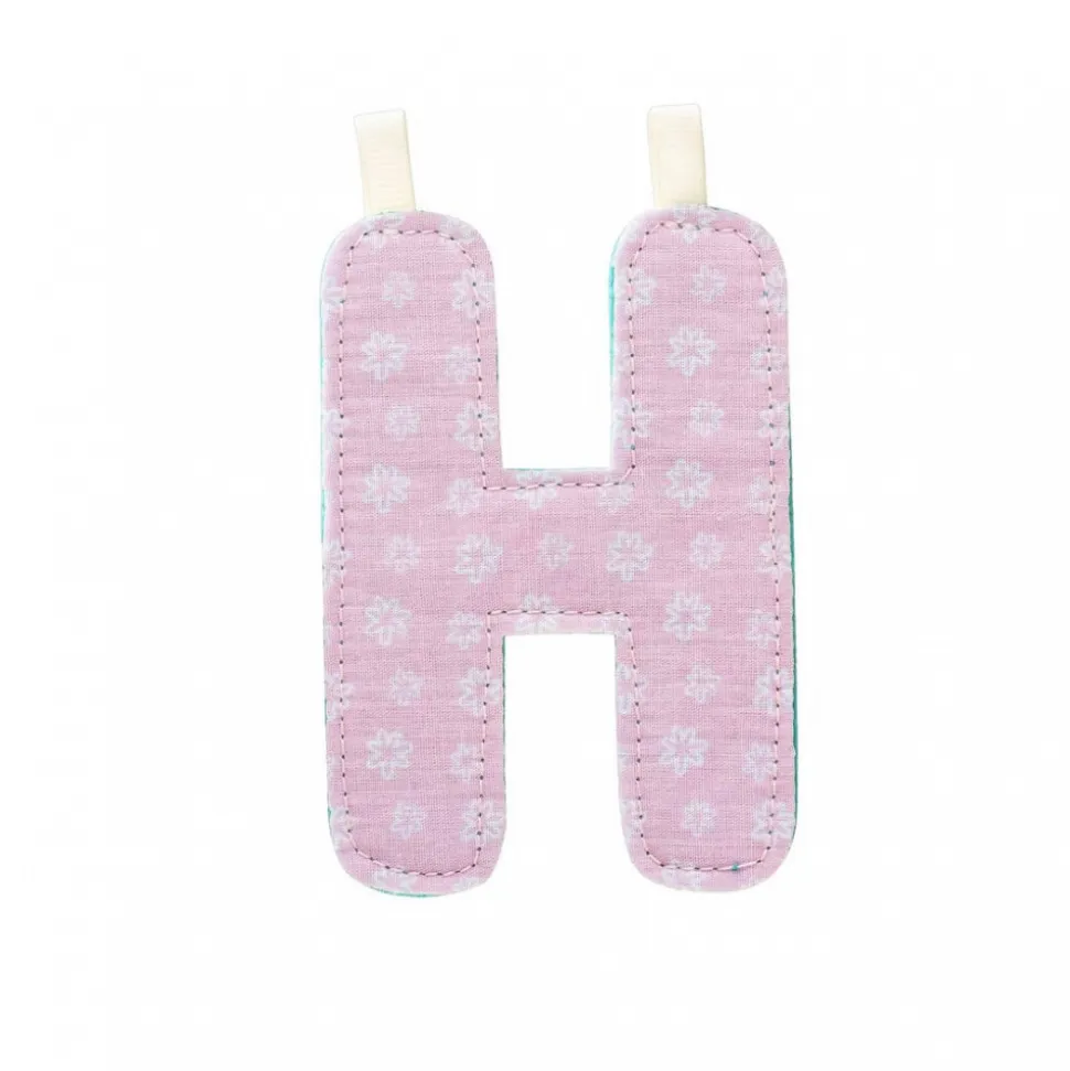Lettre de l'alphabet décorative h
