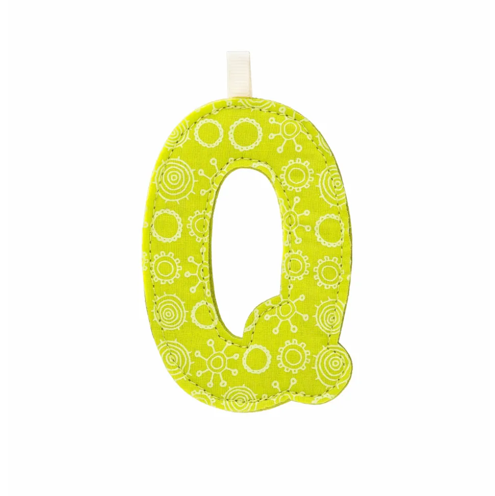 Lettre de l'alphabet décorative q