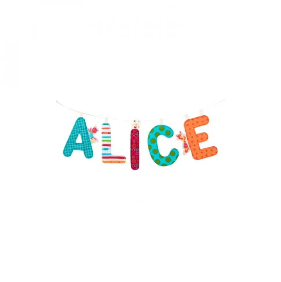 Lettre de l'alphabet décorative n