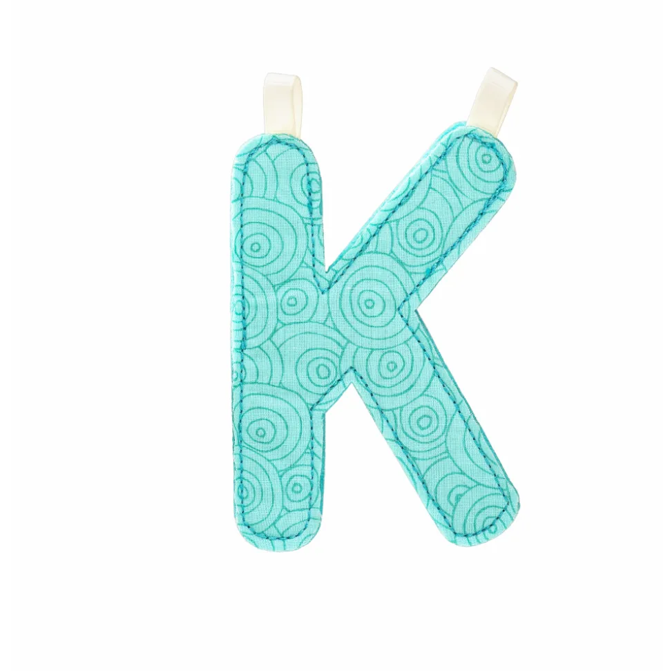 Lettre de l'alphabet décorative k