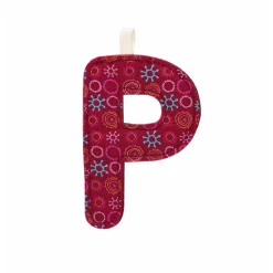 Lettre de l'alphabet décorative p