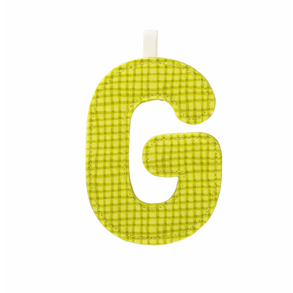 Lettre de l'alphabet décorative g