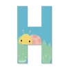 Lettre de l'alphabet pure h