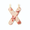 Lettre en tissu phosphorescente jaune c
