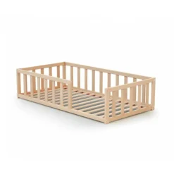 Lit au sol webaby hêtre brut 70x140 cm