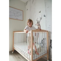 Lit bébé arthur 70x140 hybride gris