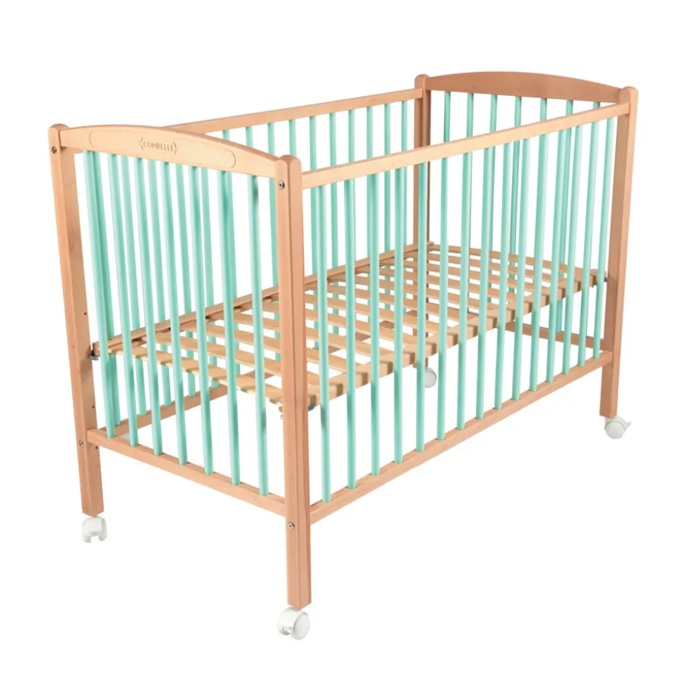 Lit bébé arthur 70x140 hybride vert mint