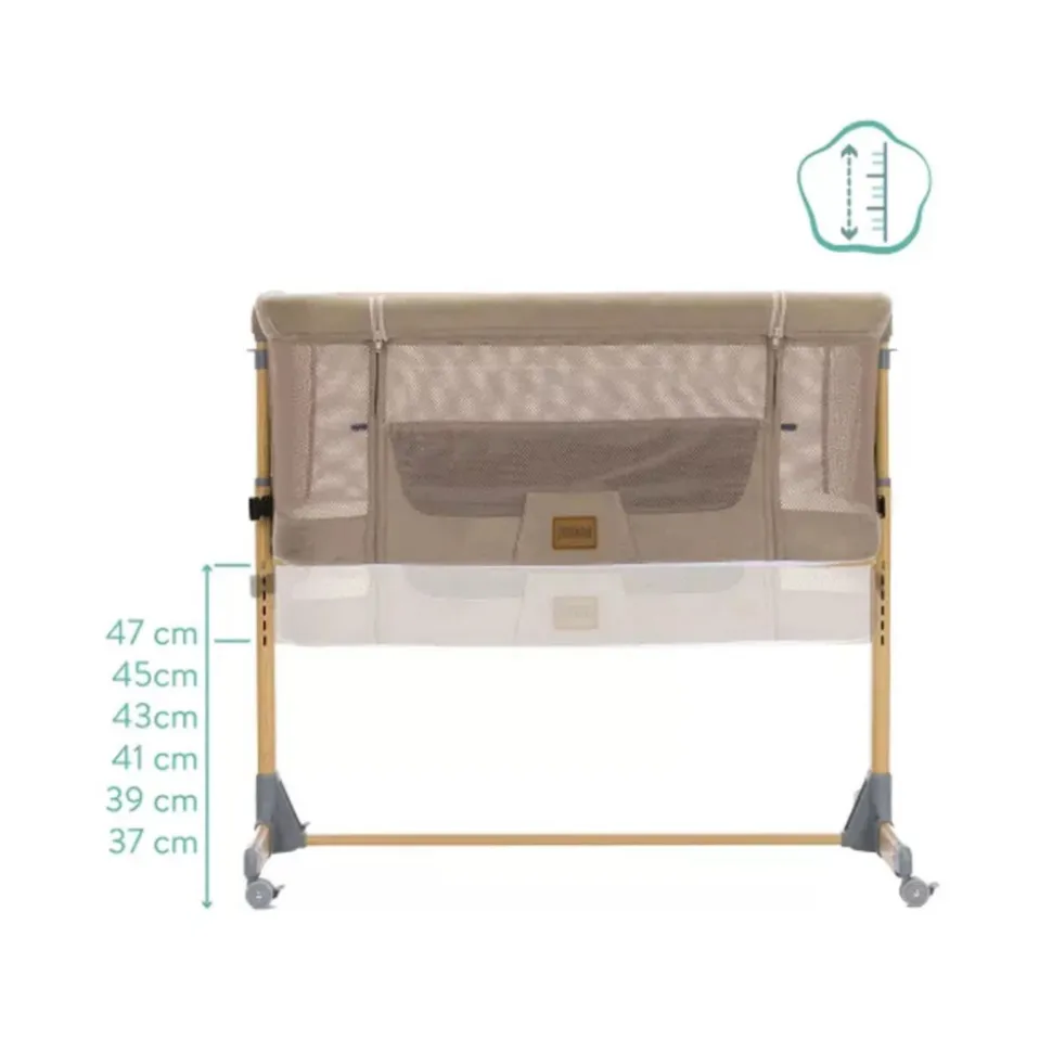 Lit bébé cododo caramel