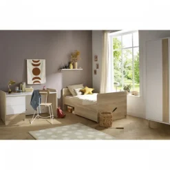 Lit bébé combiné évolutif 70x140cm paloma