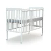 Lit bébé coulissant 60x120 cm essentiel blanc