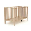 Lit bébé pliant essentiel hêtre 60x120 cm