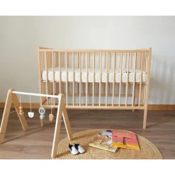 Lit bébé remi 60x120 hybride fuschia