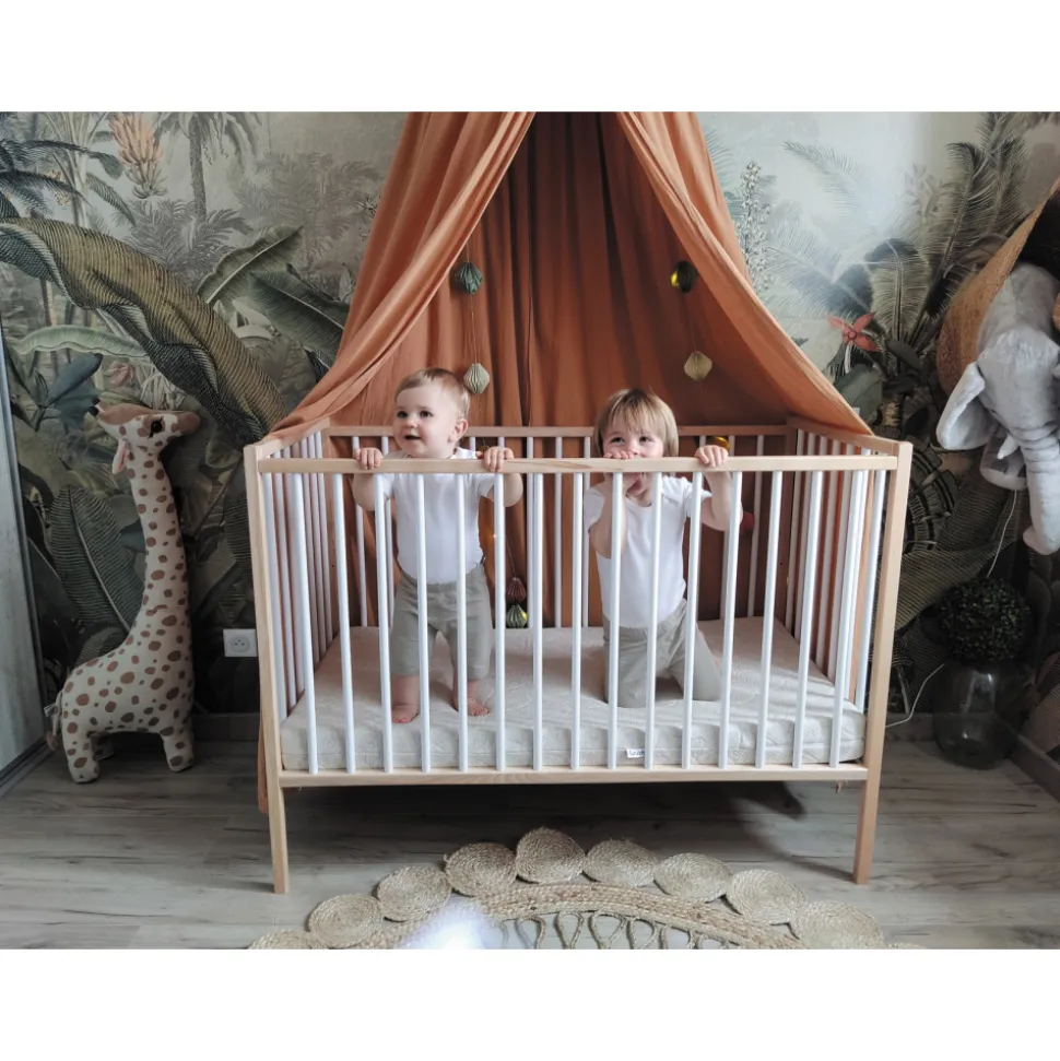 Lit bébé remi 60x120 hybride vert mint