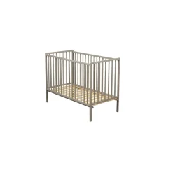 Lit bébé remi 60x120 laque gris clair