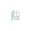Lit bébé roméo 60x120cm extra-pliant laque vert mint