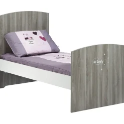 Lit bébé évolutif little big bed 70x140cm smile chêne silex